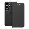 Etui z klapką na Samsung S24 ULTRA Luna Book Carbon czarne