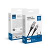 Kabel USB A do Lightning Blue Star 2,4A z oplotem 1,2 m TFK-DC-003 czarny
