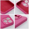 Etui na iPhone 16 Silicone 2mm (camera protection) różowe