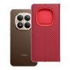 Etui z klapką na Xiaomi Redmi NOTE 15 PRO PLUS 5G Luna Book Carbon czerwone