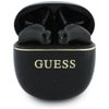 Słuchawki bezprzewodowe douszne TWS Guess Glossy Gold Line Classic czarne