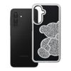 Etui na Samsung A17 / A18 Teddy Bear srebrne