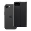 Etui z klapką na iPhone 16e (SE 4 2025) Luna Book Carbon czarne