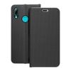 Etui z klapką na Huawei P Smart 2019 Luna Book Carbon czarne