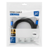 Kabel HDMI 2.0 Blue Star 4K 120Hz - High Speed, HDR, ARC, Ethernet, AWM, 18Gbps 1,5 m czarny