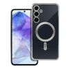 Futerał do Samsung A55 Electro Mag Cover zgodny z MagSafe srebrny