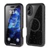 Etui na iPhone 16 PLUS Shellbox GT wodoodporne zgodne z MagSafe czarne