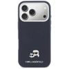 KARL LAGERFELD futerał do IPHONE 17 Pro kompatybilny z MagSafe KLHMP17L6PFKCLB (PU FW W/ K&C Head Pin) niebieski