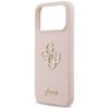 GUESS futerał do IPHONE 17 Pro Max GUHCP17XSC4GSMP (Silicone W/ Big 4G Script) różowy