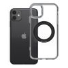 Etui na iPhone 11 Frame Circle Stand zgodne z MagSafe czarne