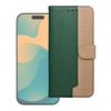 Etui z klapką na Motorola G57 POWER Split Book zielono-złote
