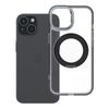 Etui na iPhone 15 Frame Circle Stand zgodne z MagSafe czarne