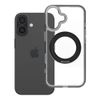 Etui na iPhone 16 Frame Circle Stand zgodne z MagSafe czarne
