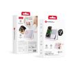 Forcell F-ENERGY Mag Mirror 3 in 1 15W ładowarka indukcyjna z kompatybilna z MagSafe / Apple Watch / Samsung Watch / Airpods różowa