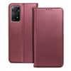 Etui z klapką na Oppo Reno 16F / 16FS Smart Magneto burgundowe