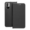 Etui z klapką na Xiaomi Redmi NOTE 10 / 10S Luna Book Carbon czarne
