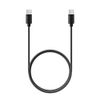 Kabel USB C do USB C PD QC 3A 60W 1 m C296 (długa końcówka 8mm) czarny