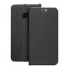 Etui z klapką na Samsung Xcover 4 Luna Book Carbon czarne