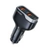Ładowarka samochodowa VEGER 2 x USB A + 2 x Typ C PD QC 3A 66W CC53-2A2C czarna