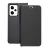 Etui z klapką na Xiaomi Redmi NOTE 12 PRO 5G Luna Book Carbon czarne