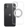 Etui na iPhone 11 Frame Circle Stand zgodne z MagSafe transparentne