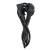 Kabel zasilający do komputera PC / drukarka / monitor 230V 16A 1 m czarny