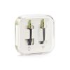 Kabel AUX Jack 3,5 mm (męski) do Jack 3,5 mm (męski) BOX 1m czarny