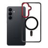Etui na Samsung S26 PLUS Color Edge Mag Cover zgodne z MagSafe czarno czerwone