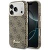 GUESS futerał do IPHONE 17 Pro Max kompatybilny z MagSafe GUHMP17X5P4FWMSW (PU FW 4G Script) brązowy