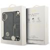 GUESS futerał do IPHONE 17 kompatybilny z MagSafe GUHMP17SP4G4DCSK (PU W/ Strass Logo & Big Strap Metal Buttons) czarny