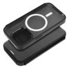 Etui z klapką na iPhone 16 PLUS Smart Mag zgodne z MagSafe czarne
