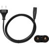 Kabel zasilający radiowy (2pin) 1,5 m czarny