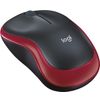 Myszka bezprzewodowa Logitech 2,4G 1000 dpi M185 czerwona
