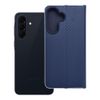 Etui z klapką na Samsung A57 5G Luna Book Carbon niebieskie