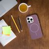 Etui na iPhone 17 Pro / 18 Pro (low camera edge) Glossy Mag Cover zgodny z MagSafe fioletowe