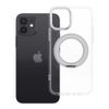 Etui na iPhone 12 Frame Circle Stand zgodne z MagSafe transparentne