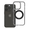 Etui na iPhone 14 PRO Frame Circle Stand zgodne z MagSafe czarne