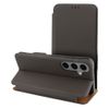 Etui z klapką na Samsung A15 Folio Side Magnet brązowe