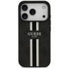 GUESS futerał do IPHONE 17 Pro kompatybilny z MagSafe GUHMP17LP4RPSK (4G Printed Stripes) czarny