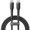 Kabel USB C do USB C VEGER PD 5A 240W 1,5 m CC03 czarny