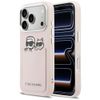 KARL LAGERFELD futerał do IPHONE 17 Pro Max KLHCP17X6PCSPKCP (PU W/ K&C Print & Pocket) różowy