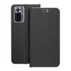Etui z klapką na Xiaomi Redmi NOTE 10 PRO Luna Book Carbon czarne
