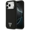 GUESS futerał do IPHONE 17 Pro Max kompatybilny z MagSafe GUHMP17XSCTRLMK (Silicone W/ Triangle Logo) czarny