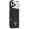 GUESS futerał do IPHONE 17 Pro kompatybilny z MagSafe GUHMP17LPSDTSCMK (PU W/ Triangle Logo) czarny