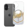 Etui na iPhone 17 Golden zgodne z MagSafe białe