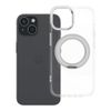 Etui na iPhone 15 Frame Circle Stand zgodne z MagSafe transparentne