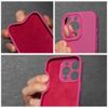 Etui na iPhone 14 Silicone 2mm (camera protection) różowe