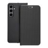 Etui z klapką na Samsung S24 PLUS Luna Book Carbon czarne
