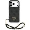GUESS futerał do IPHONE 17 Pro kompatybilny z MagSafe GUHMP17LP4TSDPPSK (4G PU W/ Strap Triangle Logo) czarny