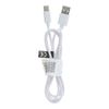 Kabel USB A do Typ C 2.0 C366 (długa koncówka 8mm) 1 m biały